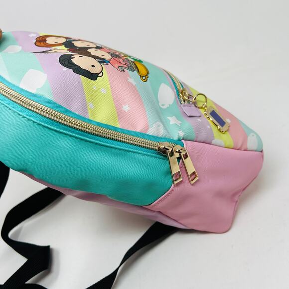 NEW! Bioworld Friends TV Mini Backpack Bag Pink People Central Perk - Picture 3 of 9